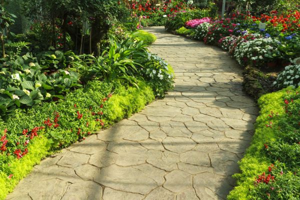 Stone Pathway Repair in Terre Haute