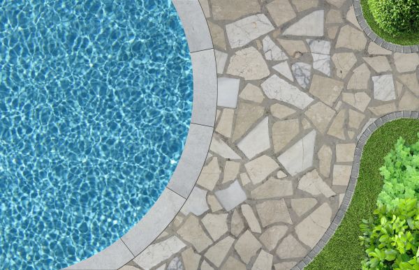 Flagstone Grout Repair in Terre Haute