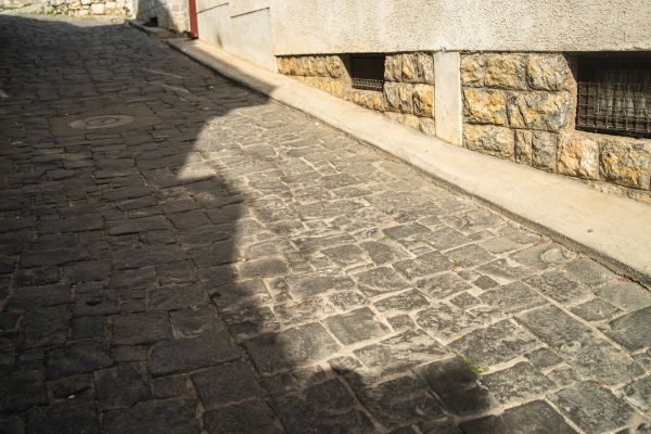 Stone Sidewalk Repair in Terre Haute