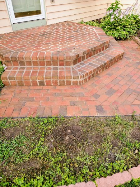 Brick Stoop Repair in Terre Haute