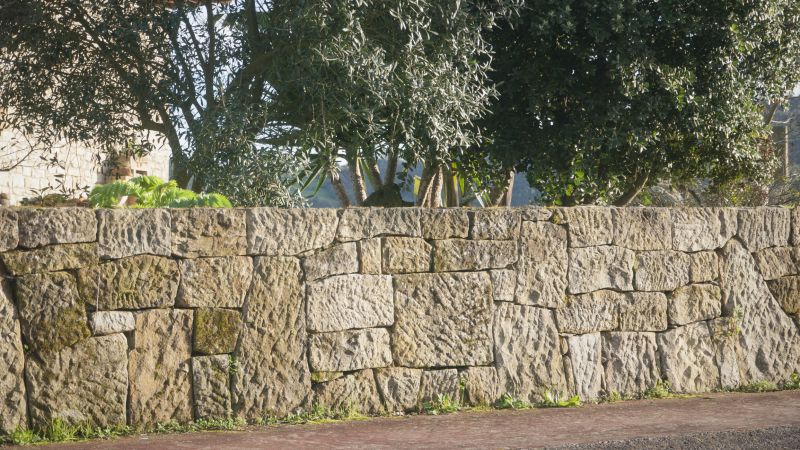 Rock Wall Landscaping detail